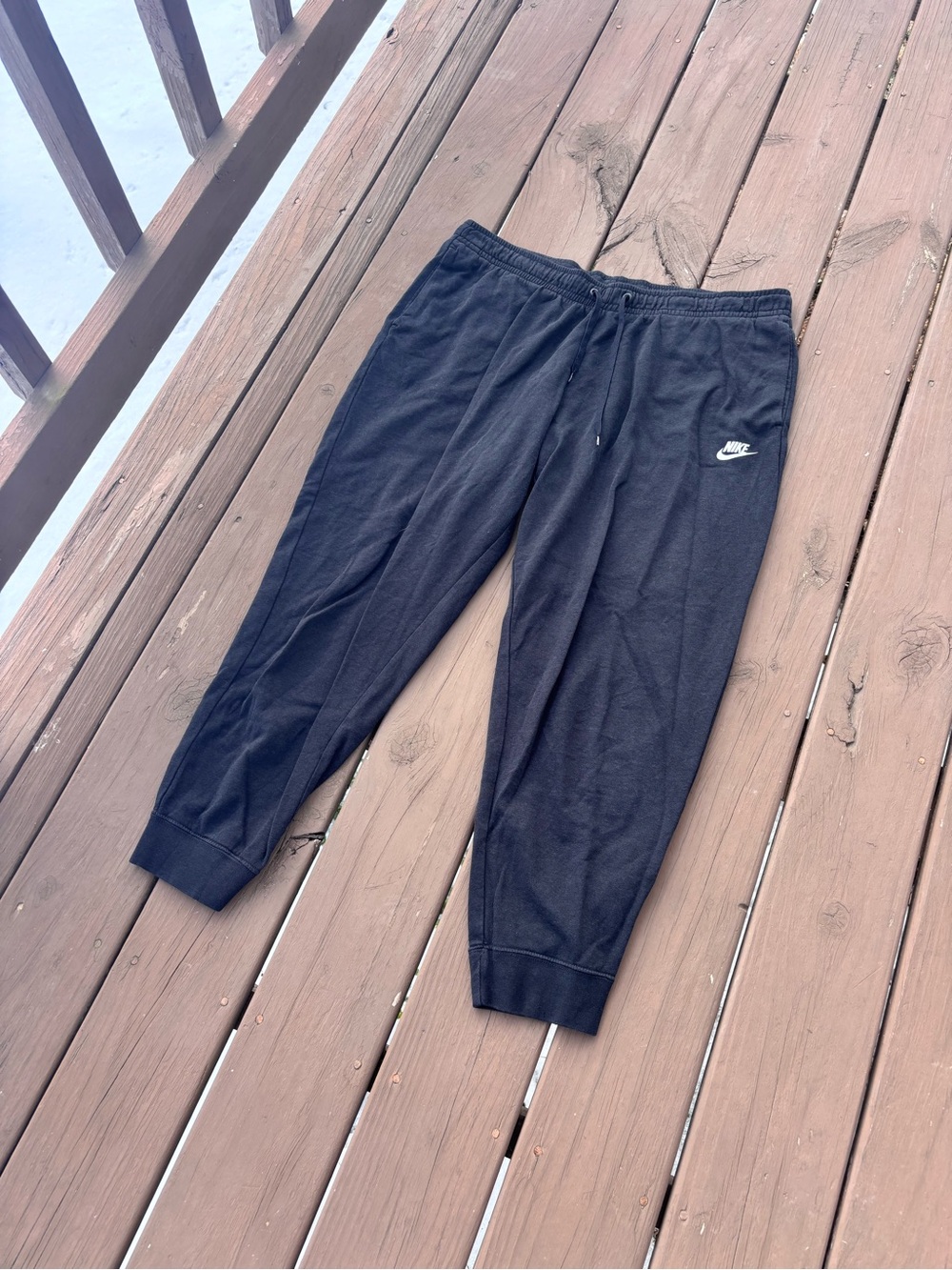 Nike Mens XL Black Club Fleece Jogger Sweatpants